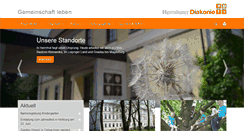 Desktop Screenshot of herrnhuter-diakonie.de