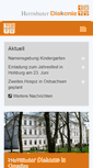 Mobile Screenshot of herrnhuter-diakonie.de
